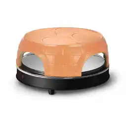 Wehkamp Emerio Originele Pizzarette - 4 Personen - Pre-bake functie - Terracotta koepel - 1100W aanbieding