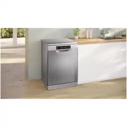 Expert Bosch SMS26AI01F Vrijstaande vaatwasser Grijs aanbieding