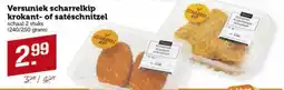 Lekker Makkelijk Versuniek scharrelkip krokant of satéschnitzel aanbieding