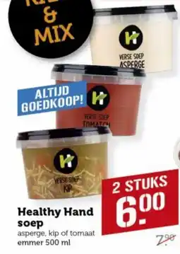 Lekker Makkelijk Healthy hand soep aanbieding