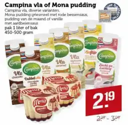 Lekker Makkelijk Campina vla of mona pudding aanbieding