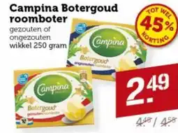 Lekker Makkelijk Campina botergoud roomboter aanbieding