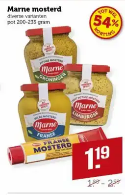 Lekker Makkelijk Marne mosterd aanbieding