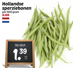 De Boerenschuur Hollandse sperziebonen aanbieding