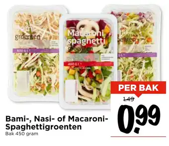 Vomar Voordeelmarkt Bami-, Nasi- of Macaroni- Spaghettigroenten aanbieding