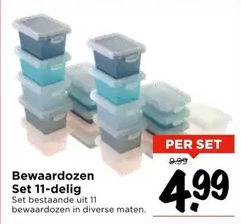 Vomar Voordeelmarkt Bewaardozen Set 11-delig aanbieding