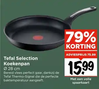 Vomar Voordeelmarkt Tefal Selection Koekenpan aanbieding