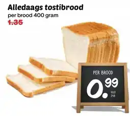 De Boerenschuur Alledaags tostibrood aanbieding