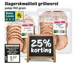 De Boerenschuur Slagerskwaliteit grillworst aanbieding