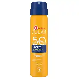 Kruidvat Kruidvat Solait Sport SPF50 Sun Spray aanbieding
