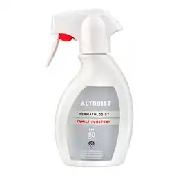 Kruidvat Altruist Dermatologist SPF50 Family Sunspray aanbieding