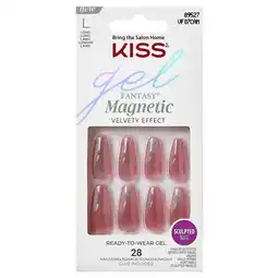Kruidvat Kiss Gel Fantasy West Coast Magnetic Velvety Effect Kunstnagels aanbieding
