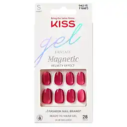 Kruidvat Kiss Gel Fantasy Set Us Magnetic Velvety Effect Kunstnagels aanbieding