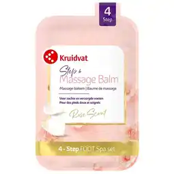 Kruidvat Kruidvat 4-Step Foot Spa Rose Scent Set aanbieding