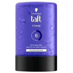 Kruidvat Taft Titane Level 6 Haargel aanbieding