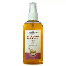 Kruidvat Jacob Hooy Haarlemmer Bruin SPF30 Spray aanbieding