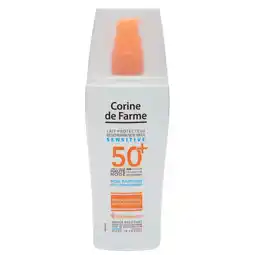 Kruidvat Corine de Farme Sensitive SPF50+ Beschermende Melk Spray aanbieding