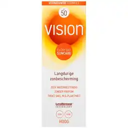 Kruidvat Vision SPF50 Zonnebrandlotion aanbieding