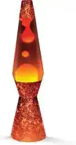 Bol.com i-Total Lavalamp - Lava Lamp - Sfeerlamp - 40x11 cm - Glas/Aluminium - 30W - Vulkaan - XL1781 aanbieding