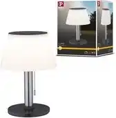 Bol.com Solar LED-tafellamp 3-Step-Dim Lillesol IP44 3000K 45lm Edelstaal aanbieding