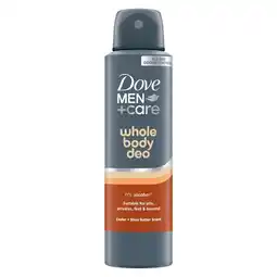 Kruidvat Dove Men+Care Cedar + Shea Butter Whole Body Deodorant Spray aanbieding