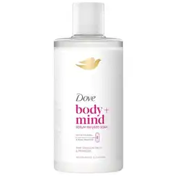 Kruidvat Dove Body+Mind Pink Dragon Fruit & Primrose Serum-infused Soak aanbieding