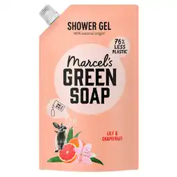 Kruidvat Marcel’s Green Soap Lily & Grapefruit Douchegel Refill aanbieding