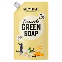 Kruidvat Marcel's Green Soap Vanilla & Amber Douchegel Refill aanbieding
