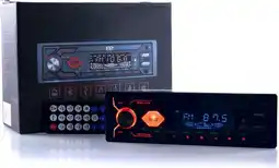 Bol.com Einparts Auto Inbouw Radio met Bluetooth - SD kaart - USB en Rode LED Verlichting aanbieding