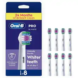 Kruidvat Oral-B Pro 3D White Opzetborstels aanbieding