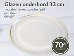 De Boerenschuur Glazen onderbord aanbieding