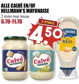 De Boerenschuur Alle calvé en/of hellmann's mayonaise aanbieding