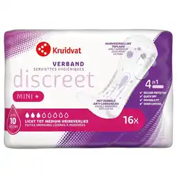 Kruidvat Kruidvat Discreet Mini Plus Incontinentieverband aanbieding