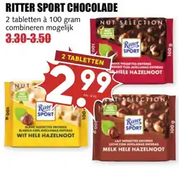 De Boerenschuur Ritter sport chocolade aanbieding