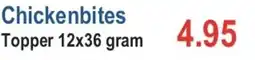 Vrieskoop Chickenbites Topper aanbieding