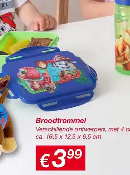 Kik Paw Patrol Broodtrommel aanbieding