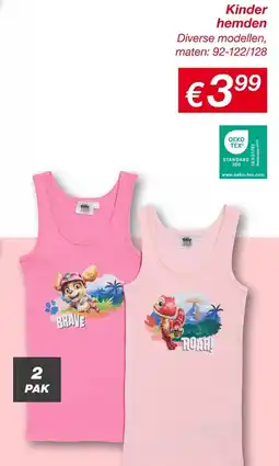 Kik Kinder Hemden aanbieding