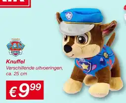 Kik Paw Patrol Knuffel aanbieding