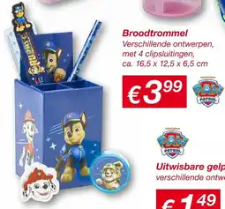 Kik Paw Patrol Pennebakje aanbieding