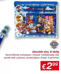 Kik Paw Patrol Gevulde Etui aanbieding