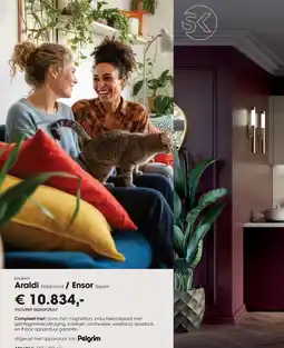 Superkeukens Pelgrim Araldi Robijnrood / Enesor Sesam aanbieding
