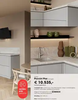 Superkeukens Bosch Puccini Plus aanbieding