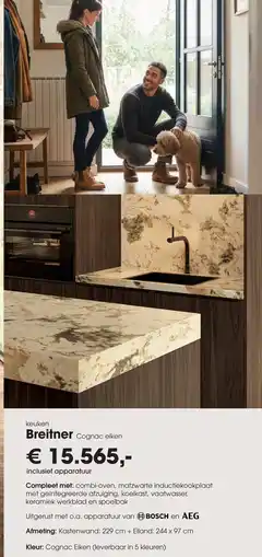 Superkeukens Bosch en AEG Breitner aanbieding