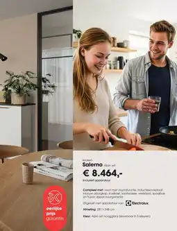 Superkeukens Electrolux Salerno aanbieding