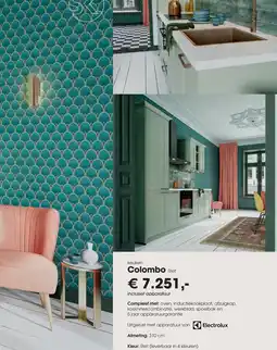 Superkeukens Colombo Riet aanbieding