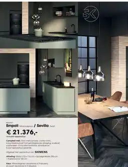 Superkeukens Empoli / Sevilla aanbieding