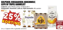 De Boerenschuur Gulpener, hoegaarden, korenwolf, leffe of tripel karmeliet aanbieding