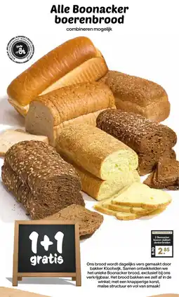 De Boerenschuur Alle boonacker boerenbrood aanbieding