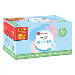 Kruidvat Kruidvat Sensitive Babydoekjes aanbieding