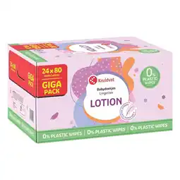 Kruidvat Kruidvat Lotion Babydoekjes aanbieding